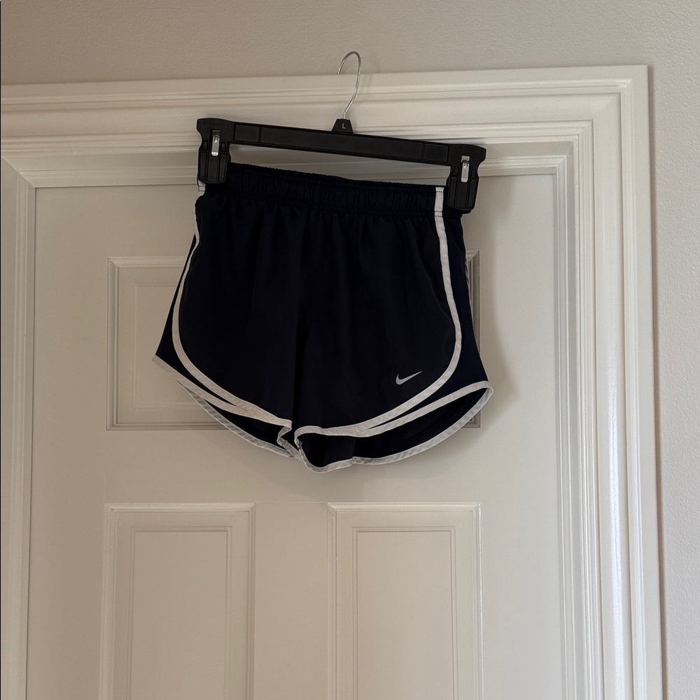 Nike Women's Navy Blue Athletic Shorts